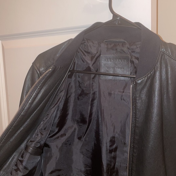 All Saints leather jacket - Picture 2 of 3